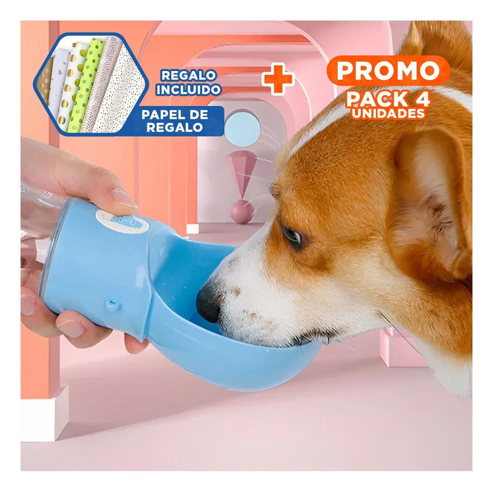 Pack4 Accesorio Compacto Tipo Ovni Celeste Practico Y+Papel Regalo