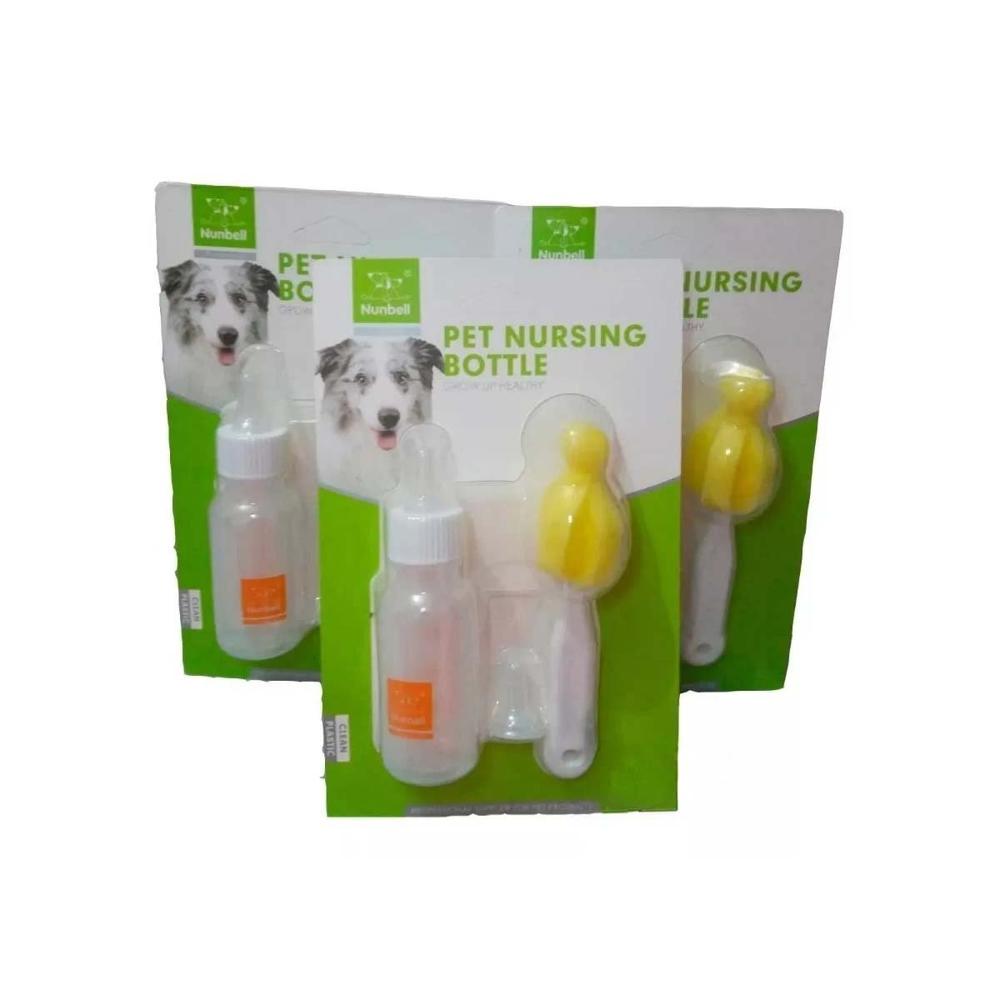 Botella Medidora para Mascotas 120ml Transparente Resistente Y+Papel Regalo