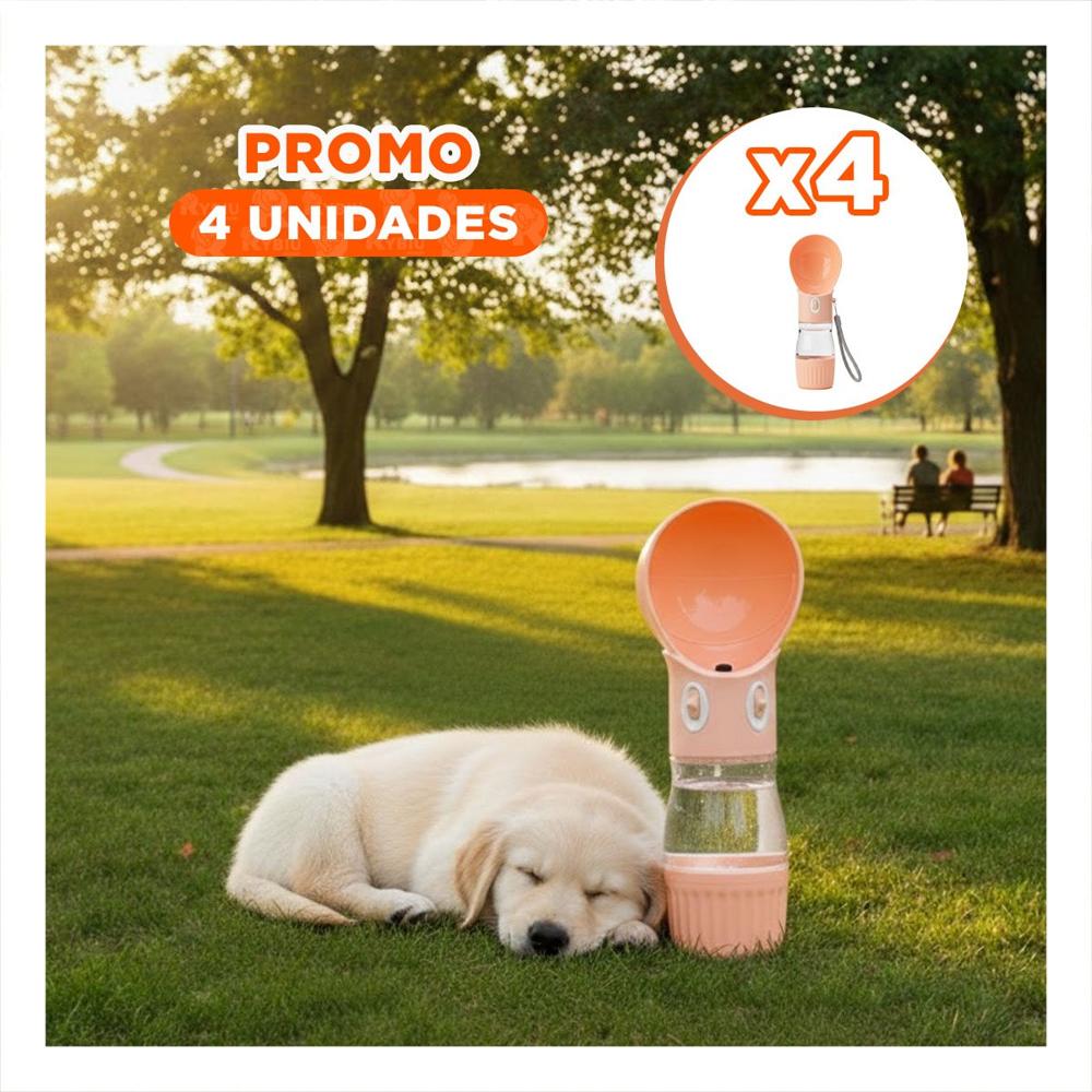 Pack4 Accesorio Portatil en Forma de Ovni Naranja Moderno