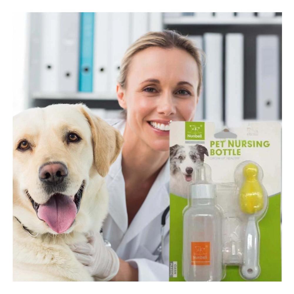 Alimentador Medidor para Mascotas 120ml Transparente Seguro Y+Ligas Regalo