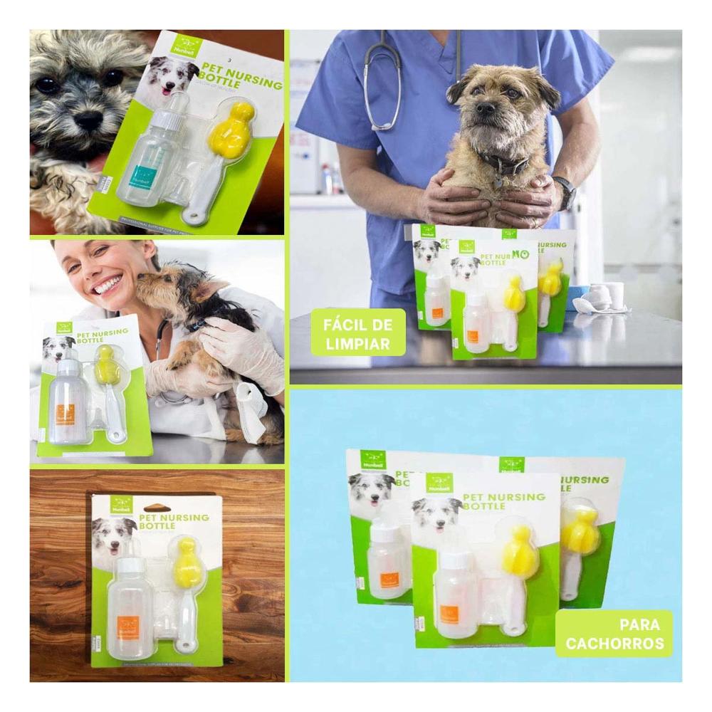 Dispensador Transparente 120ml para Lactancia de Mascotas Y+Post It