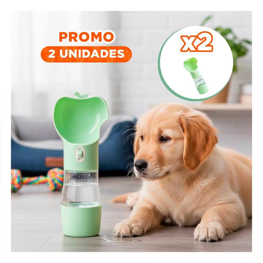Pack2 Recipiente Compacto Verde Tipo Manzana Y+Regalo Sticker