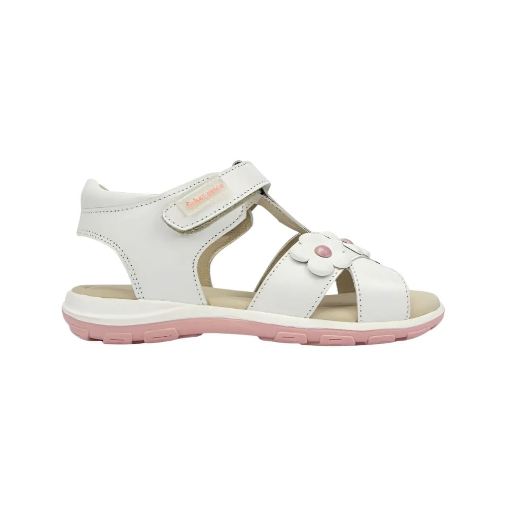 SANDALIAS CUERO FISHER PRICE 5FP43800002 BLANCO NIÑA - TALLA 21