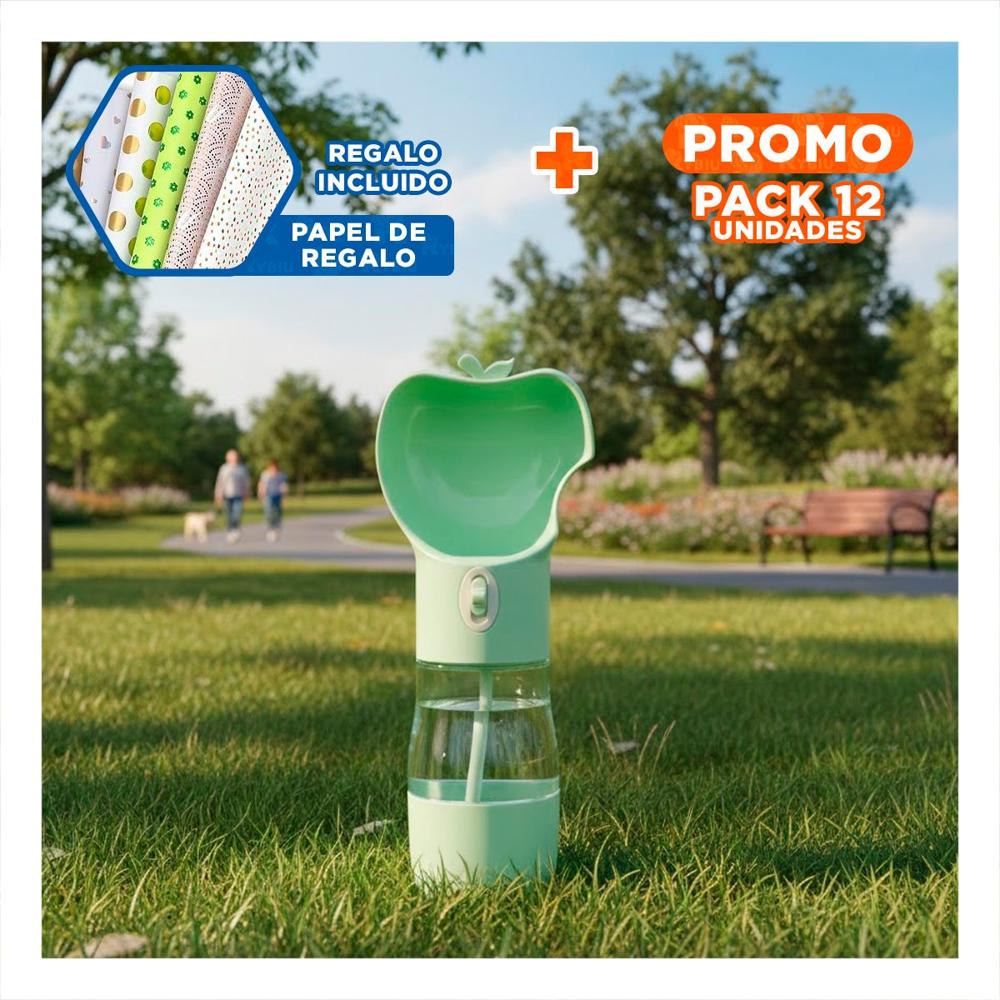 Pack12 Organizador Portatil de Diseño Manzana Verde Y+Papel Regalo