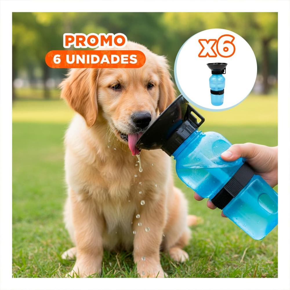 Pack6 Unidad de Agua para Mascota Aqua Dog Azul