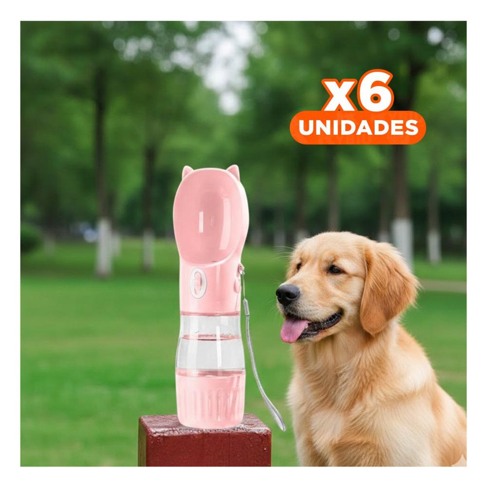 Pack6 Aplicador Portatil Gato Rosado para Gel Liquido Y+Regalo Sticker