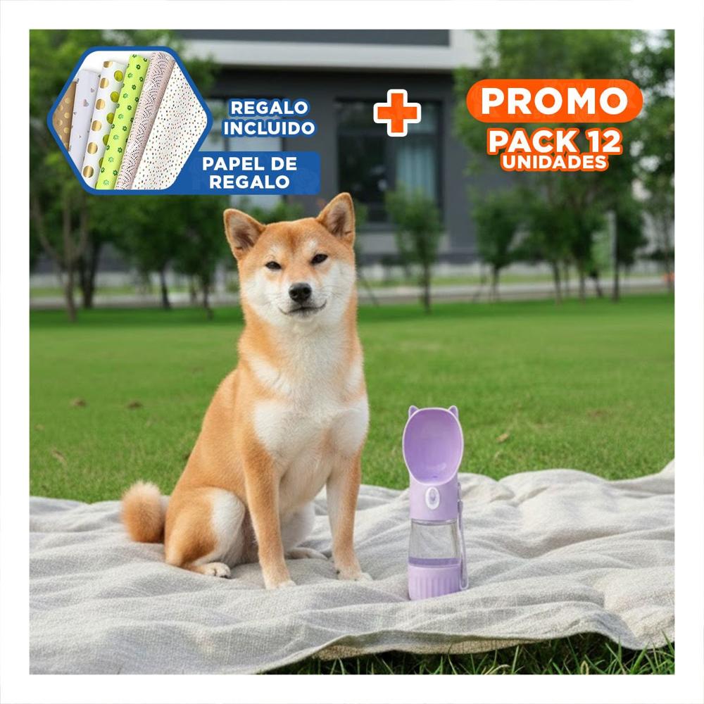 Pack12 Aplicador Recargable Gato Lila para Viajes Cortos Y+Papel Regalo