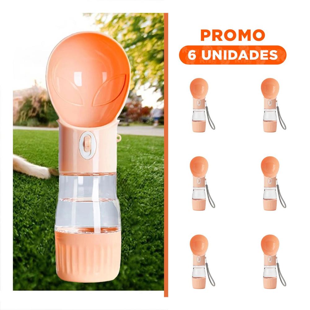 Pack6 Accesorio Pequeno en Forma de Ovni Naranja Ligero