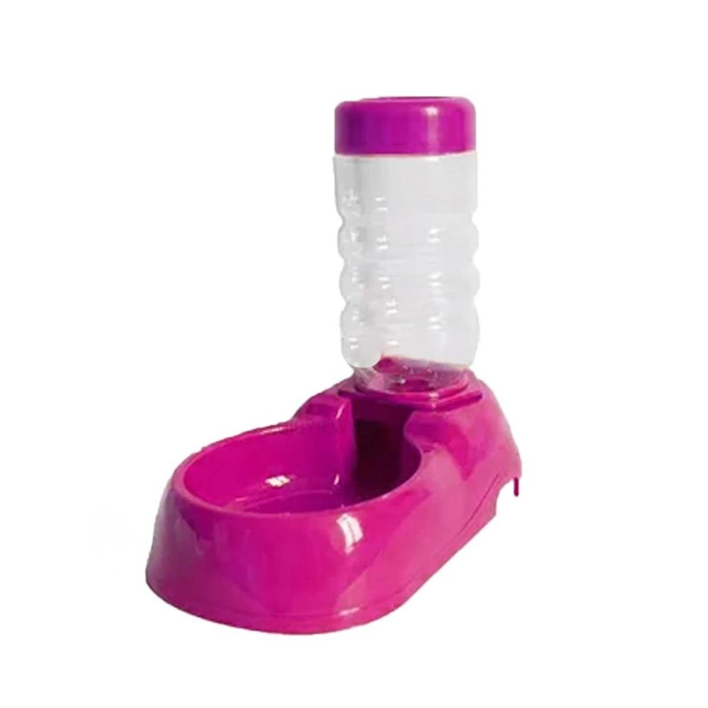 Bebedero Automatico para Mascota Rosado Seguro y Durable y Estable Y+Papel Regalo