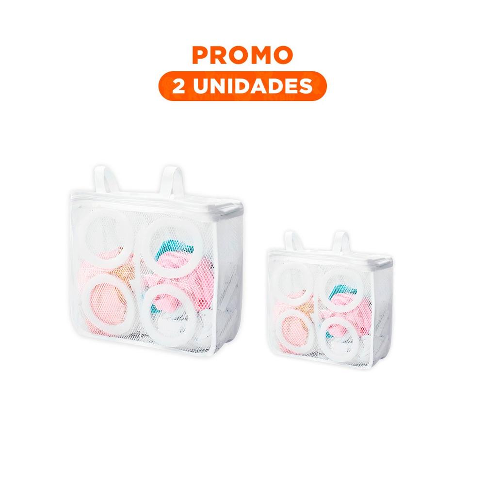 Pack2 Cobertor Malla para Limpieza Zapatos y Ropa Estilo Rectangular Blanco