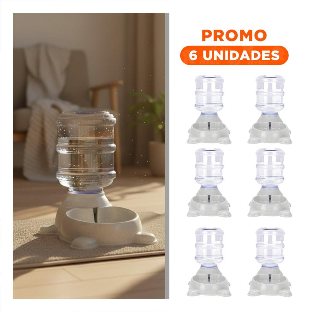 Pack6 Bandeja Circular con Bidon Plomo, Facil y Comoda