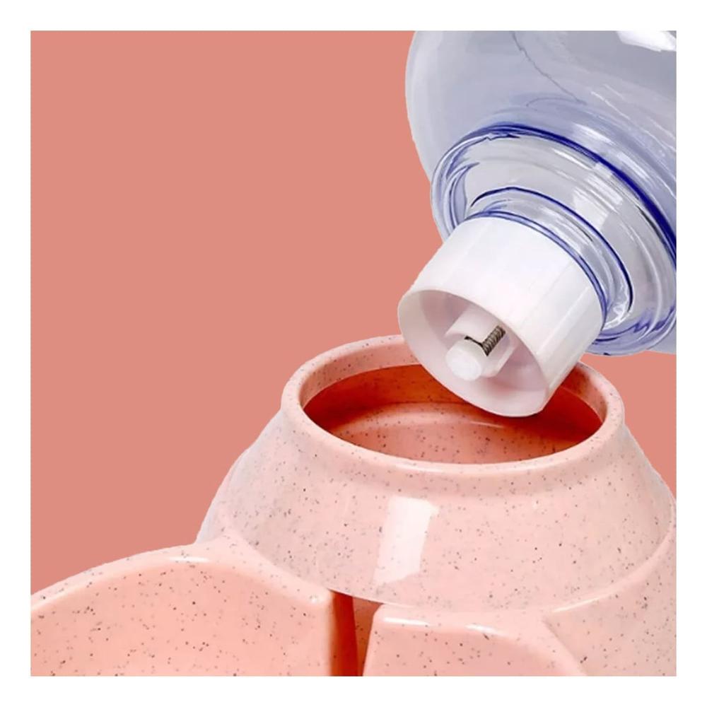 Recipiente Antideslizante con Bidon Rosado, Comodo y Durable Y+Ligas Regalo