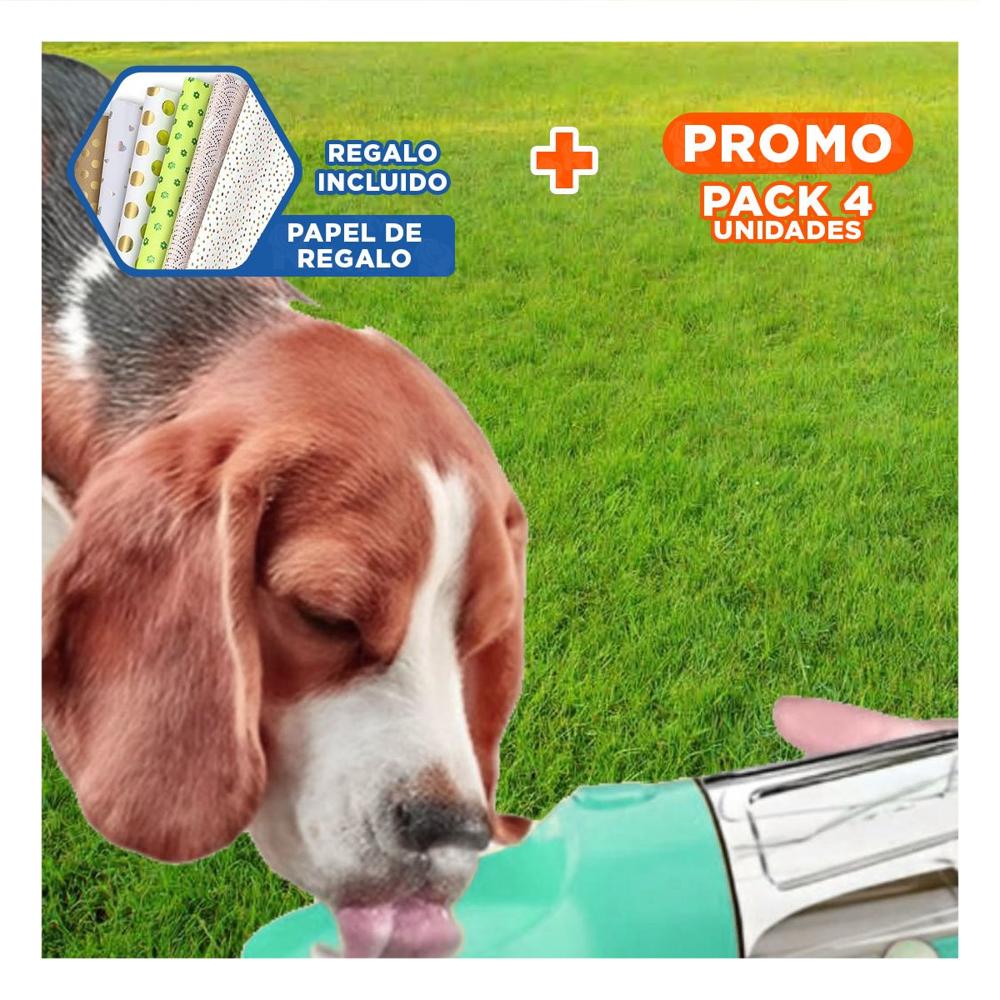 Pack4 Kit Portatil 4 en 1 Dispensador con Bolsita Celeste Mediano Y+Papel Regalo