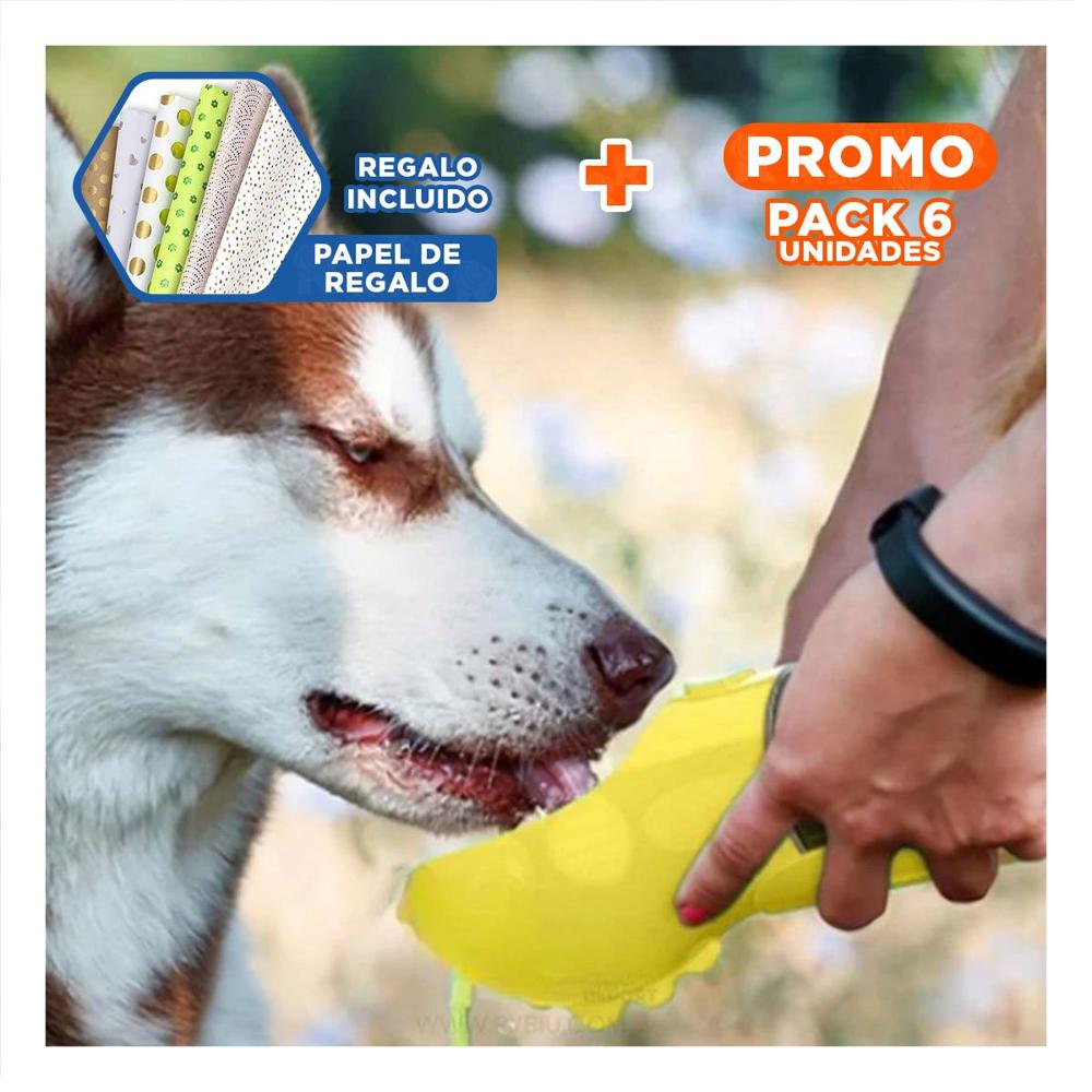 Pack6 Modulo Portatil 4 en 1 Dispensador con Bolsita Amarillo Mediano Y+Papel Regalo