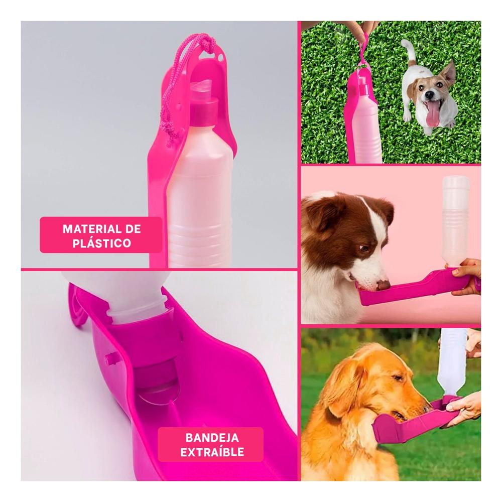 Articulo Portatil Rosado para Mascota con Uso Diario en Casa o Viajes Y+Post It