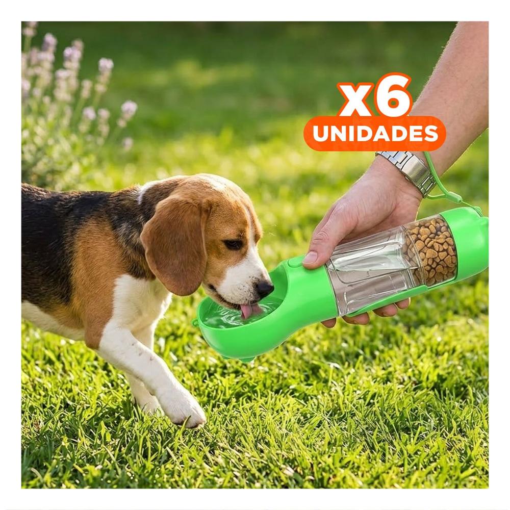 Pack6 Equipo 4 en 1 Dispensador con Bolsita Verde Mediano Resistente Y+Regalo Sticker