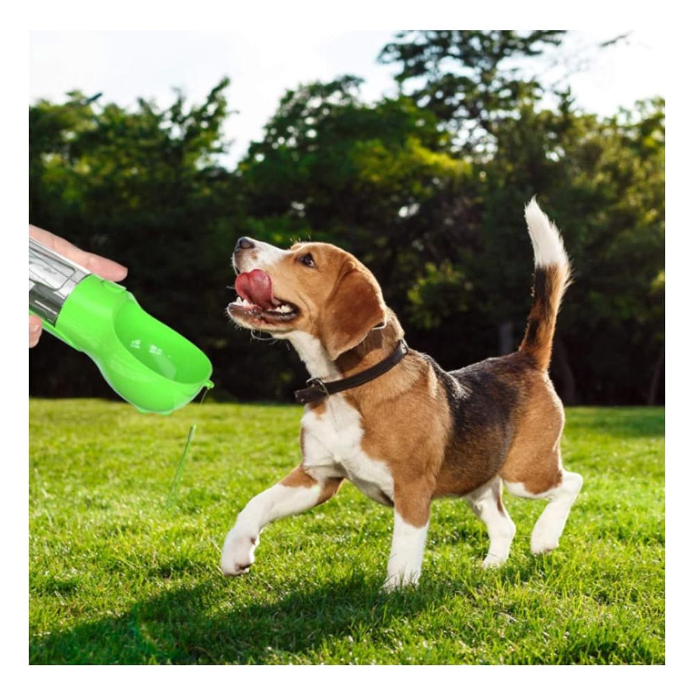 Bidon 4 en 1 Dispensador con Bolsita Verde Mediano Practico Y+Ligas Regalo