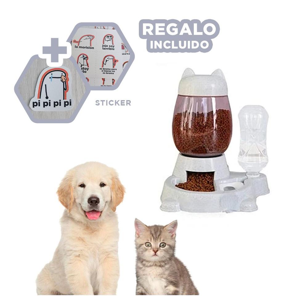 Comida Combinada Pet Gato Blanco Blanco Elegante Y+Regalo Sticker