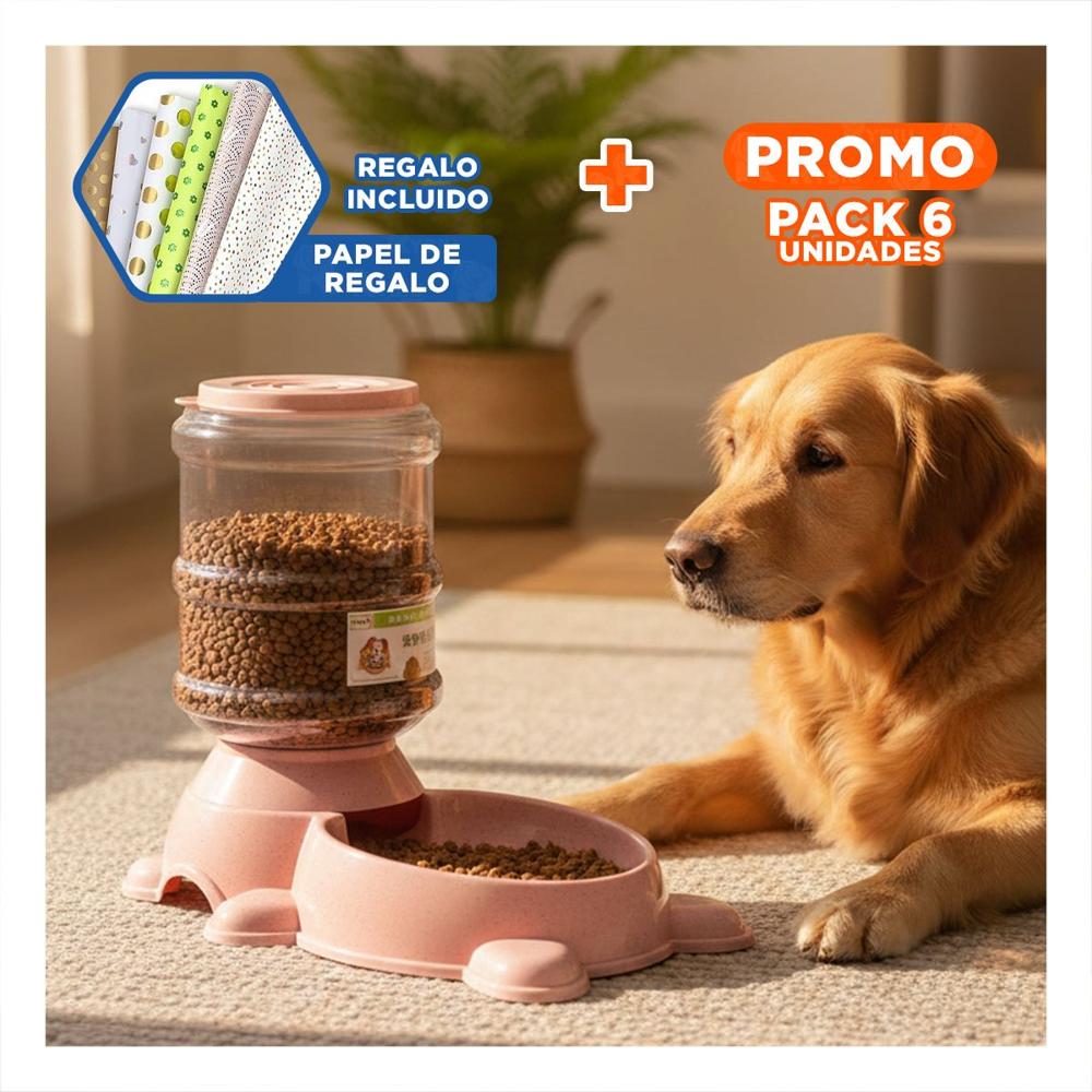Pack6 Utensilio Doble con Bidon Rosado, Seguro y Resistente Y+Papel Regalo