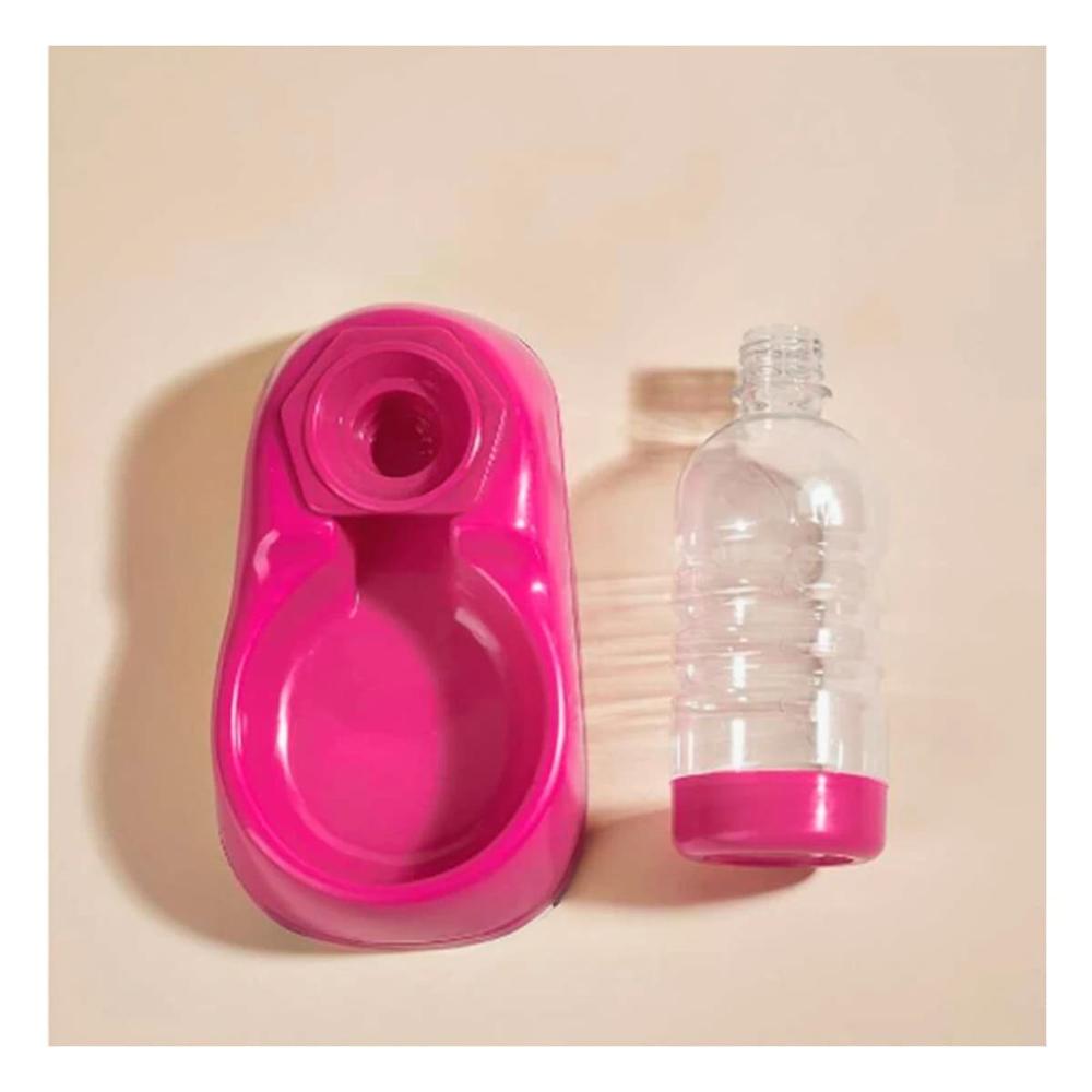 Bebedero Automatico Rosado para Mascota Estable y Seguro y Durable Y+Ligas Regalo