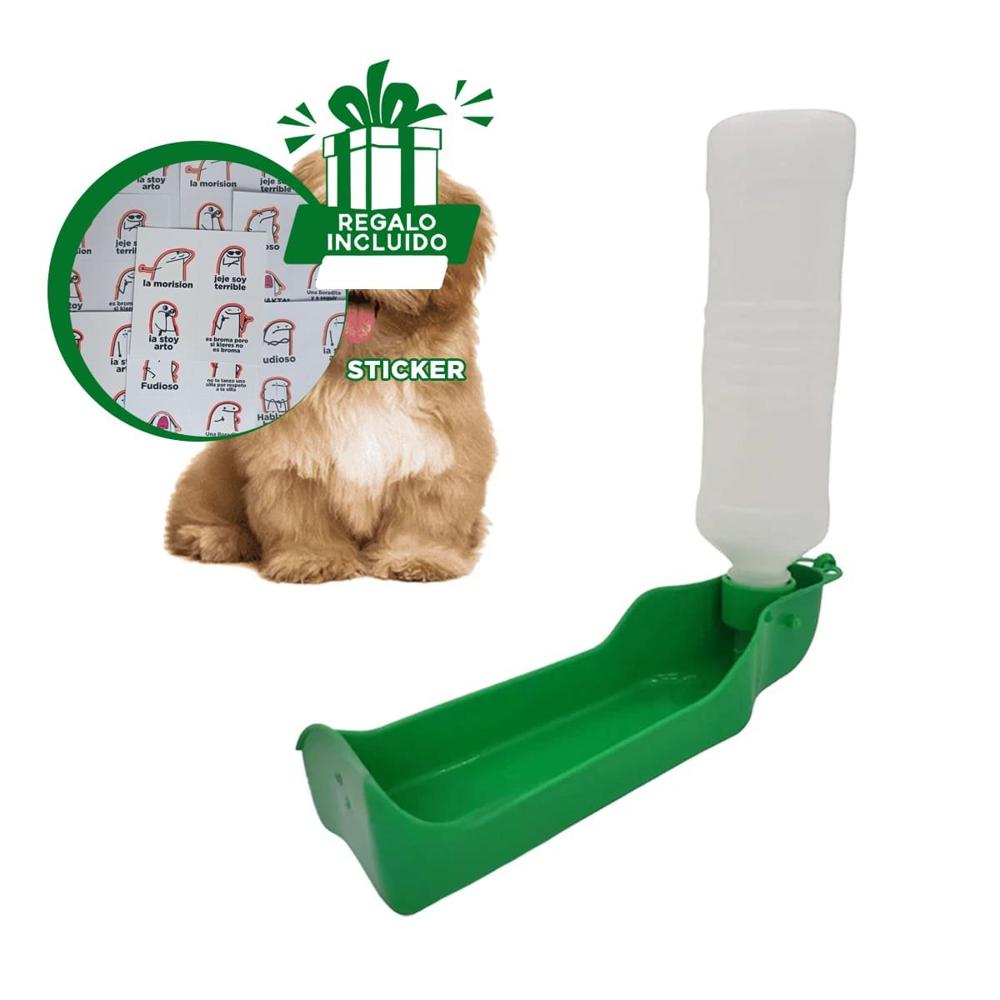 Equipo Portatil Verde para Mascota con Estructura Compacta y Practica Y+Regalo Sticker