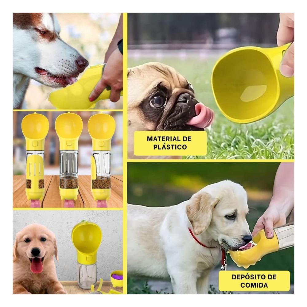 Modulo 4 en 1 Dispensador con Bolsita Amarillo Mediano para Paseo Y+Post It