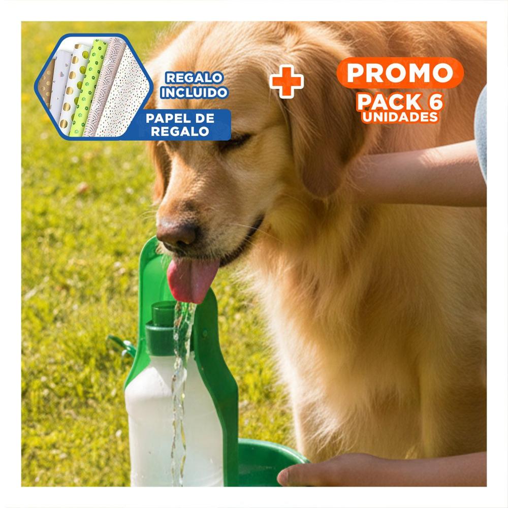 Pack6 Opcion Compacta Verde para Perro con Uso Diario y Practico Y+Papel Regalo