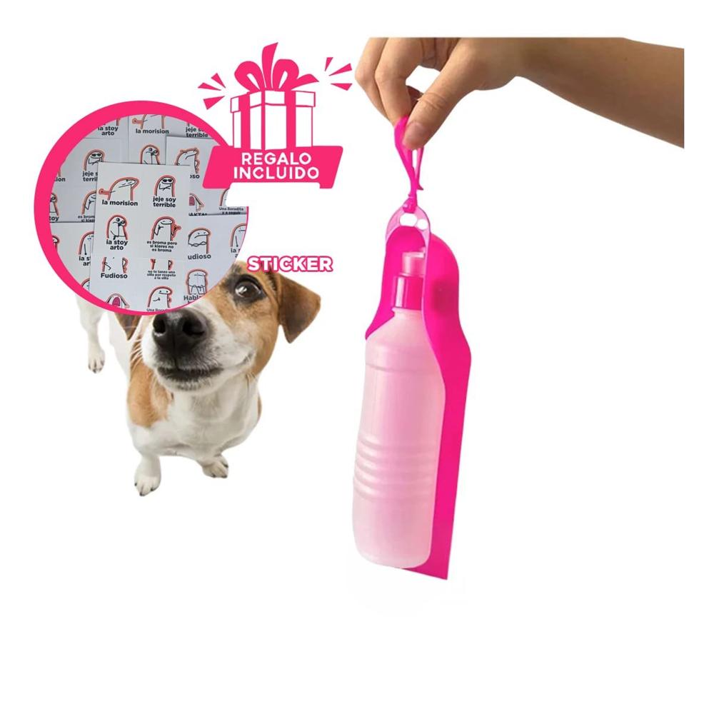 Equipo Portatil Rosado para Mascota con Estructura Compacta y Practica Y+Regalo Sticker