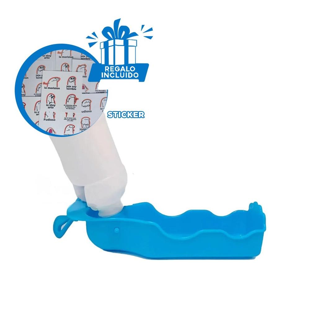 Equipo Portatil Celeste para Mascota con Estructura Practica y Compacta Y+Regalo Sticker
