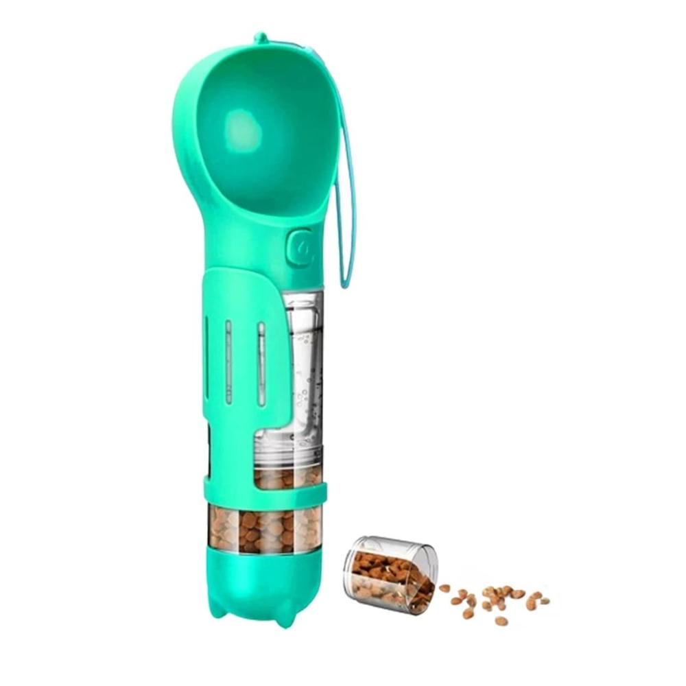 Set 4 en 1 Dispensador con Bolsita Celeste Mediano para Paseo Diario Y+Papel Regalo