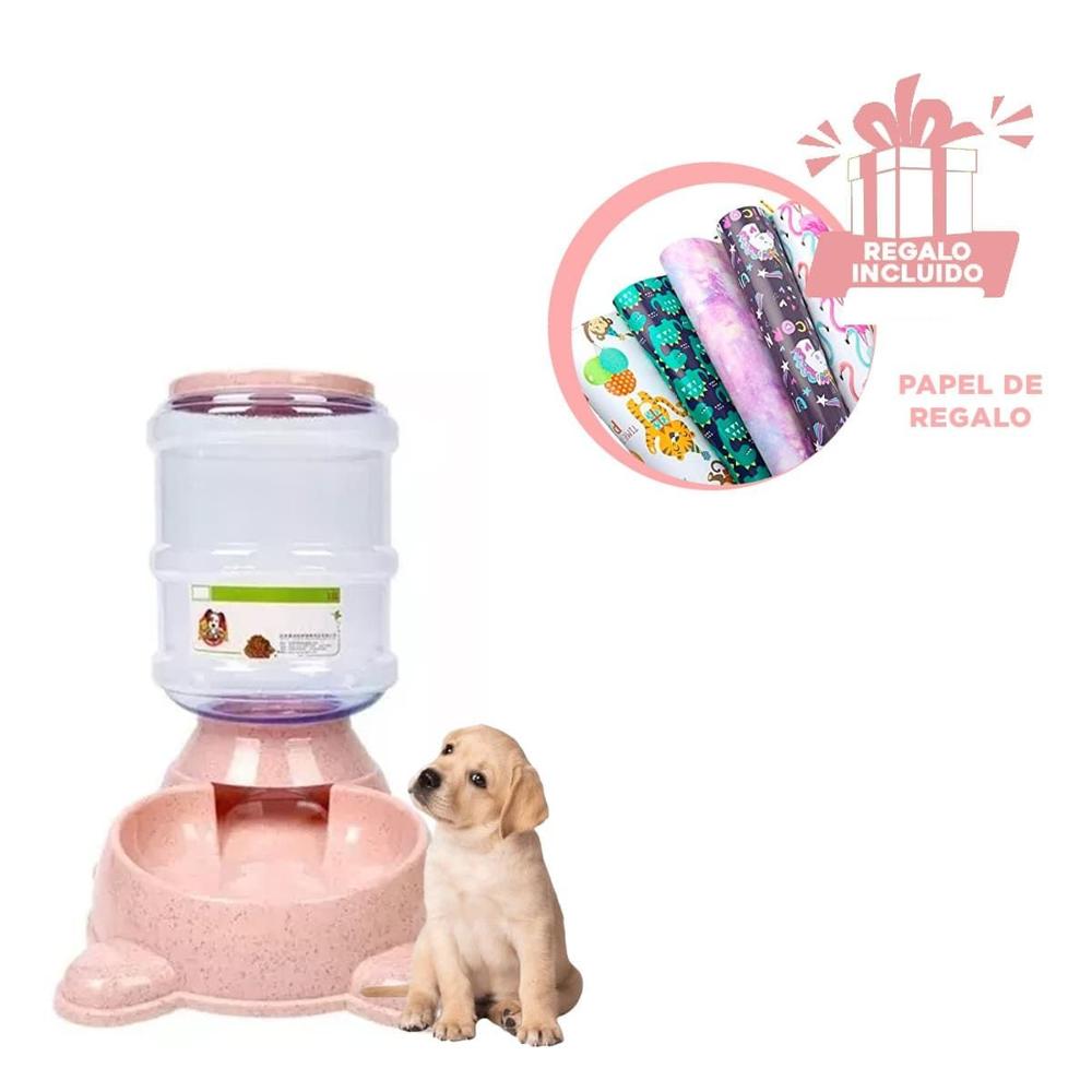 Recipiente Doble con Bidon Rosado, Practico y Resistente Y+Regalo Sticker