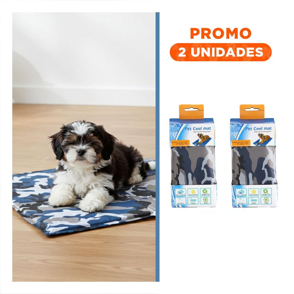 Pack2 Tapete Refrescante Anticalor para Descanso Diario 30x40cm S Militar