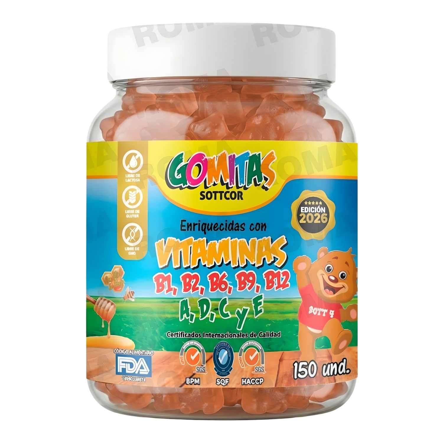MULTIVITAMINAS NIÑOS 150 UND SOTTCOR LABS