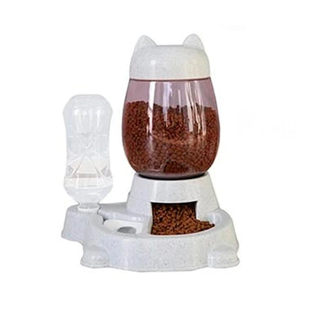 Comida y Bebida Pet Gato Blanco Blanco Facil de Limpiar Y+Papel Regalo