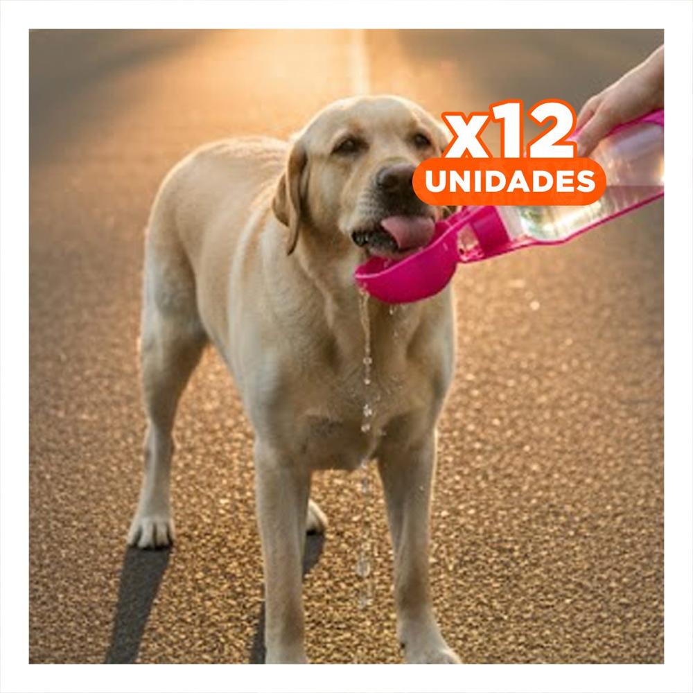 Pack12 Complemento Compacto Rosado para Perro con Sistema Simple Portatil