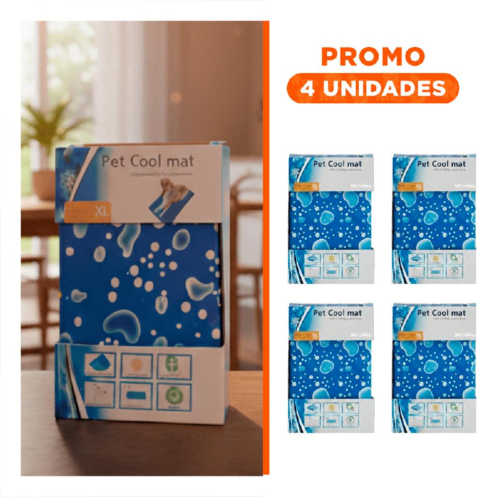 Pack4 Carpeta con Relieve Burbuja para Zona de Reposo Animal 81x96cm XL Azul Y+Regalo Sticker