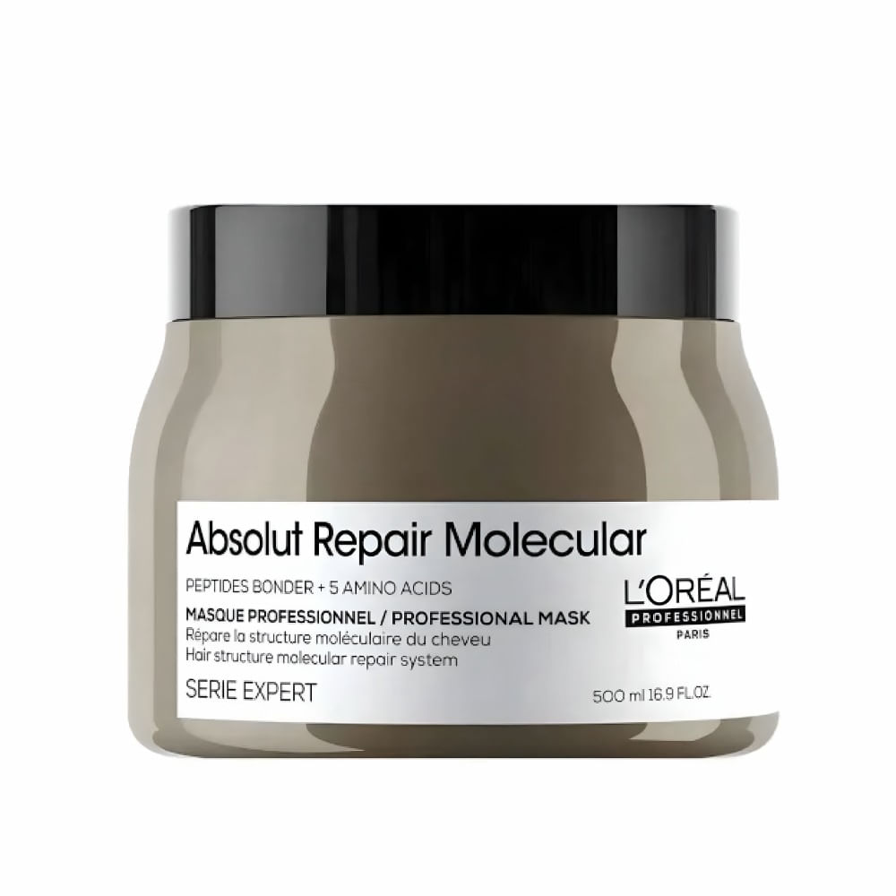 LOREAL PROFESSIONNEL Absolut Repair Molecular Mascarilla Reparación  Cabello Muy Dañado 500 ml