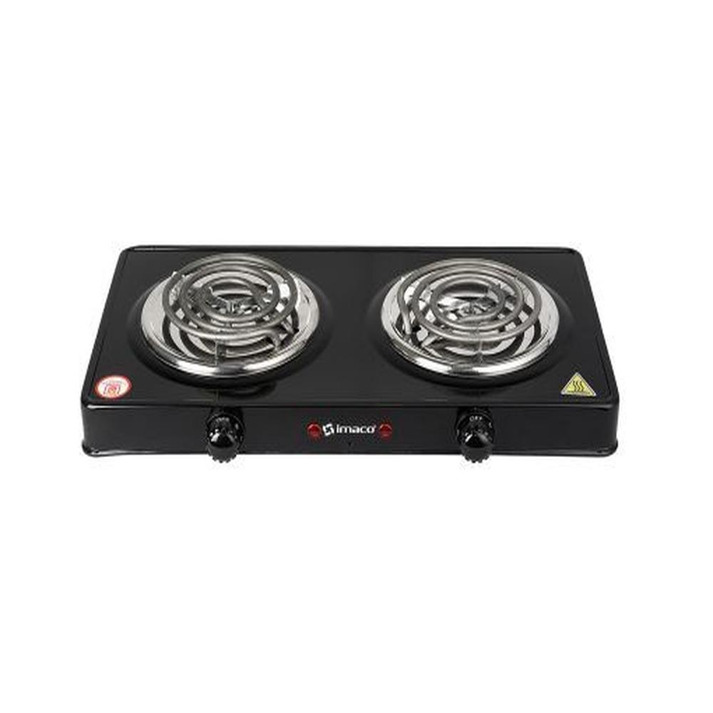 Cocina Eléctrica 2 Hornillas Imaco HP-1400 Negro