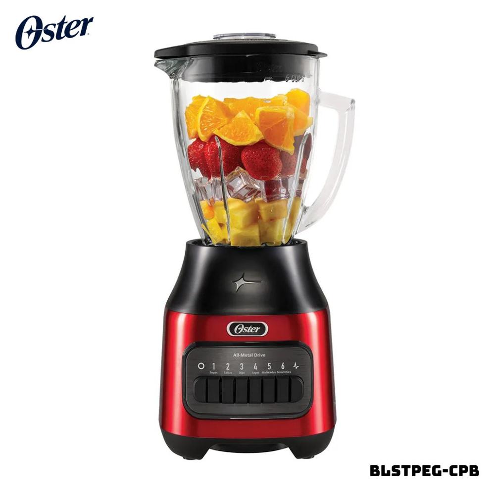 LICUADORA OSTER 6 VELOCIDADES 800W ROJA - BLSTPEG-CPB