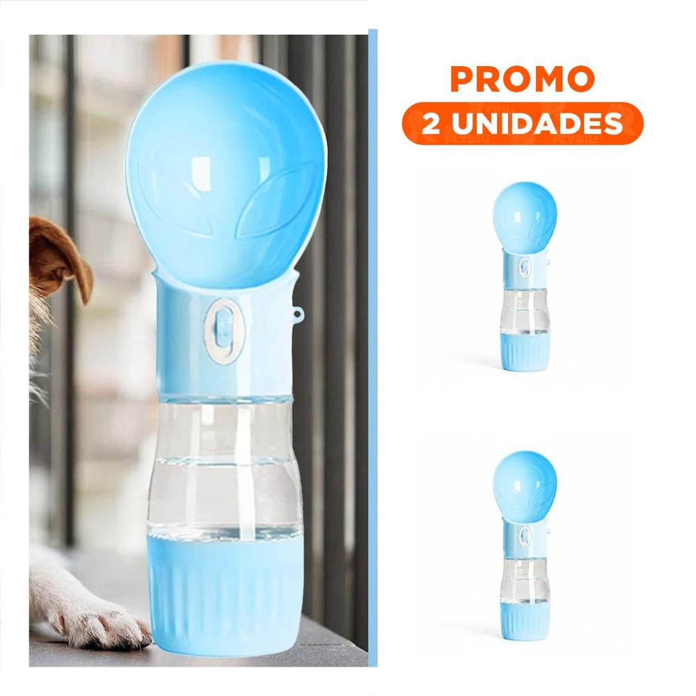 Pack2 Recipiente Moderno Diseno Ovni Celeste Funcional