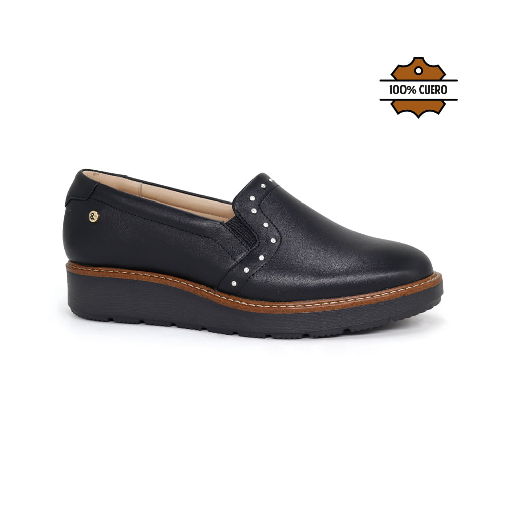 Mocasines Casuales Mujer JA26Q2-MS859 Negro 37