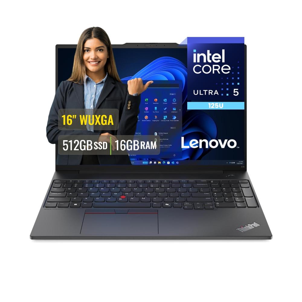 Laptop Lenovo ThinkPad E16 Gen 2 Intel Core Ultra 5 125U 16GB RAM 512GB SSD 16 WUXGA 21MB0010LM
