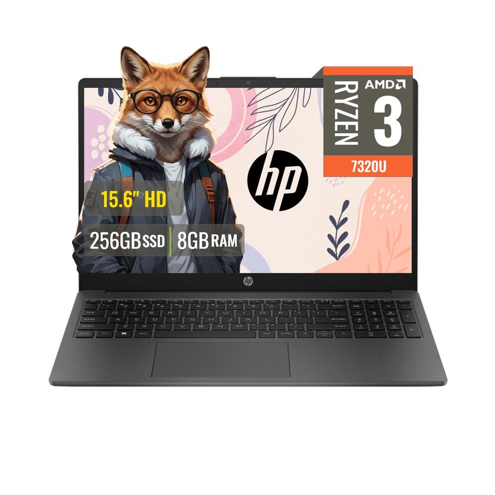 Laptop HP 255 G10 AMD Ryzen 3 7320U 8GB RAM 256GB SSD M.2 15.6 HD FreeDOS A9BS1LT