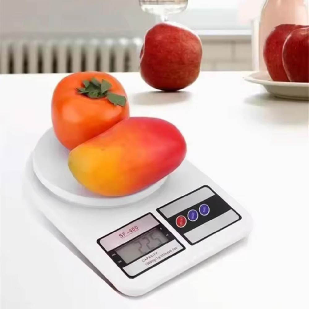 Balanza Gramera Digital de Cocina SF-400 con Pantalla LCD
