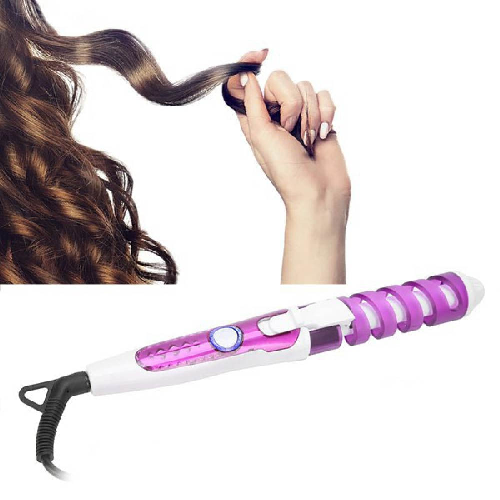 Rizador de Cabello Profesional Morado para Rizos Definidos