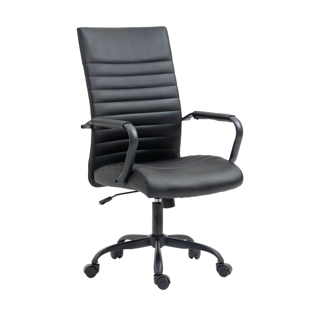 Sillón de Oficina Giratoria Malta Negro Orange
