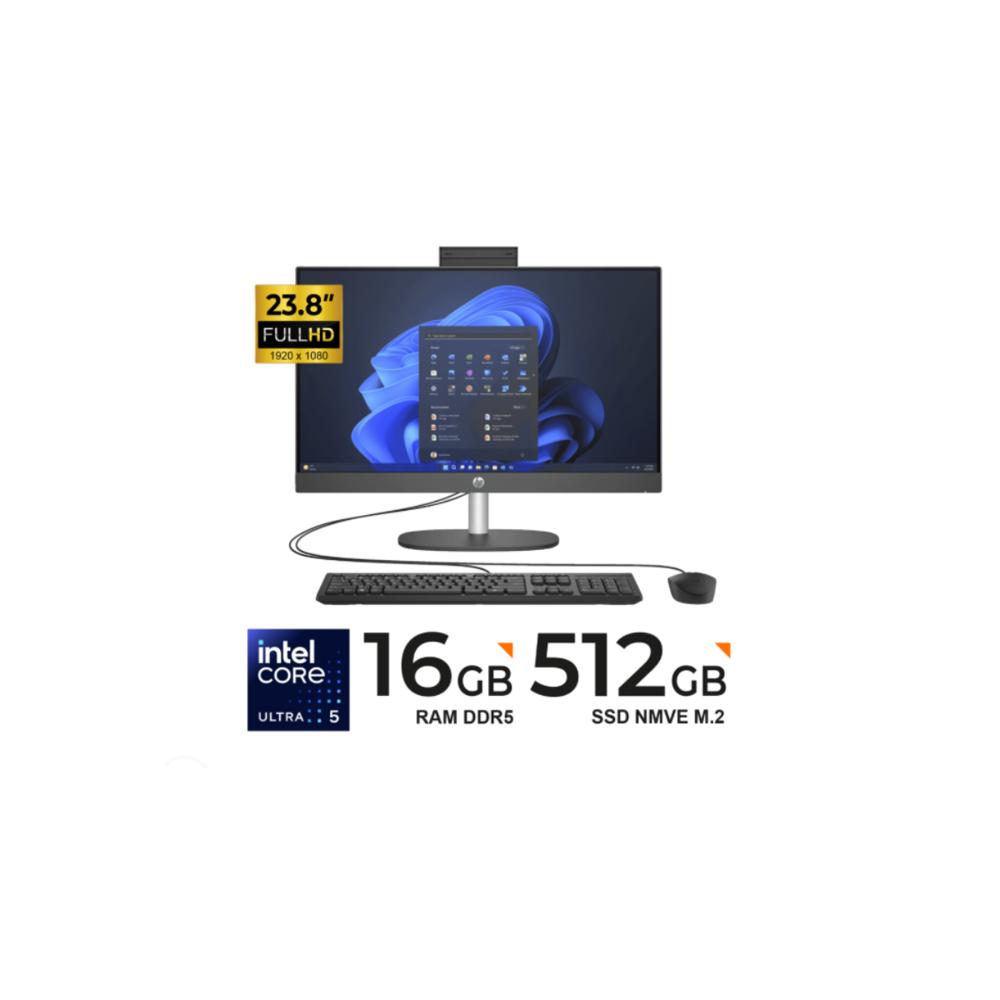 PC TODO EN UNO HP PROONE 240 G10 Ultra 5-125U FHD IPS 23.8' 1920 x 1080 16GB 512GB SSD