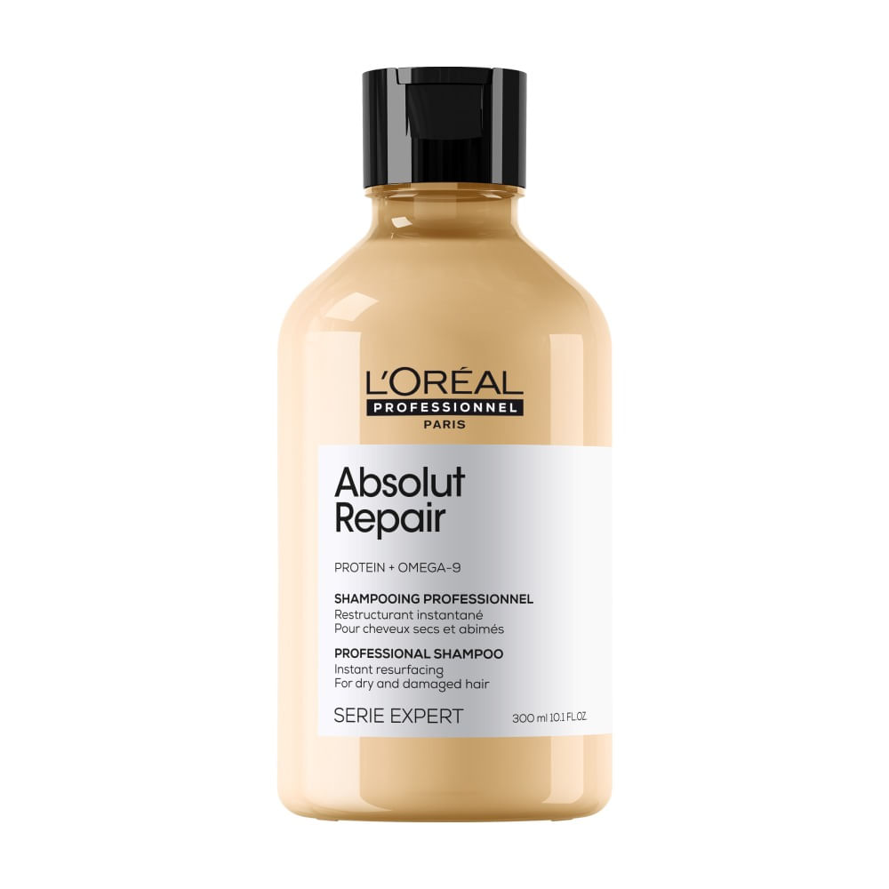 Loreal absolut repair shampoo de reparación instantánea  300 ml