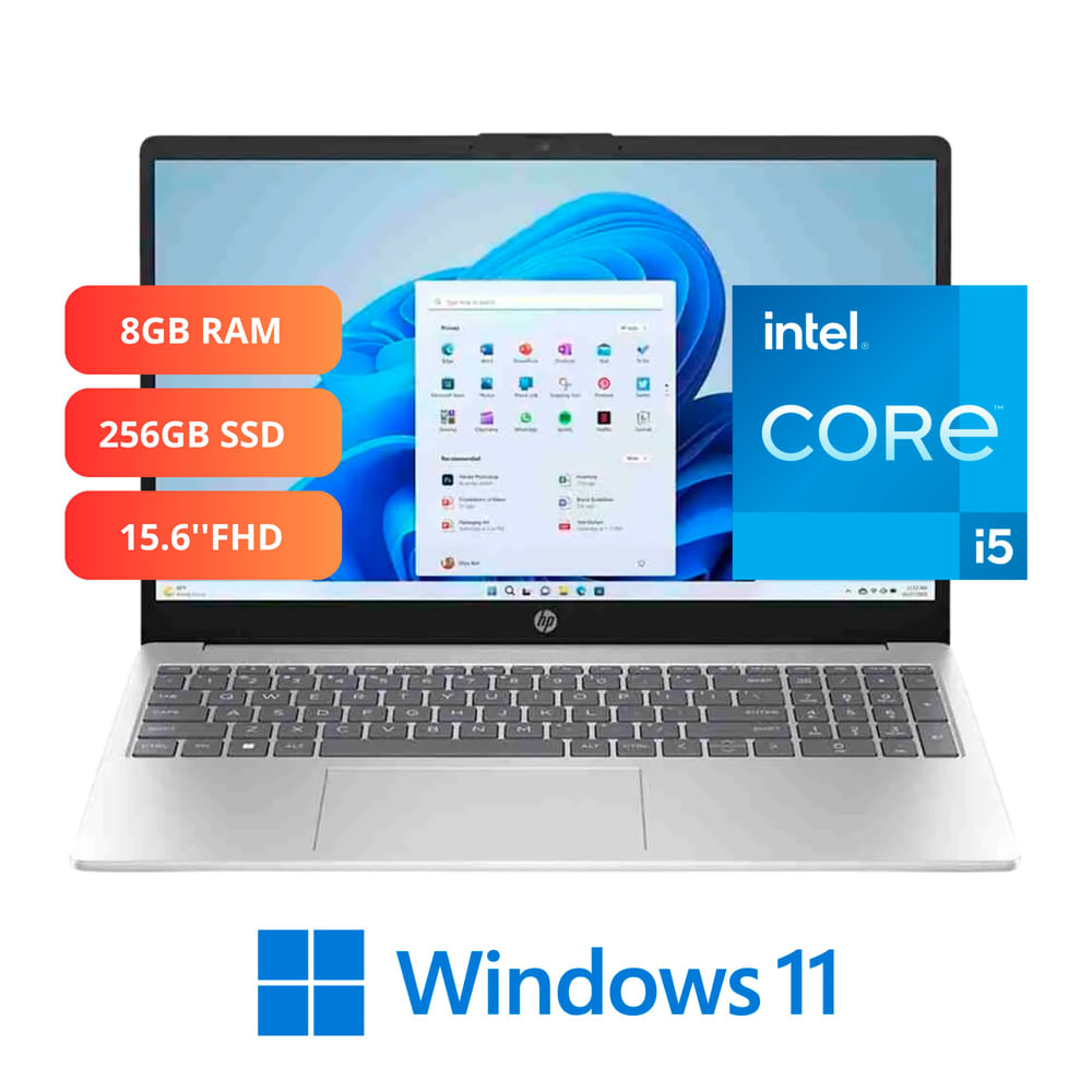 Laptop HP A2BZ9UA Core i5-1235U 15.6 256GB SSD 8GB RAM W11