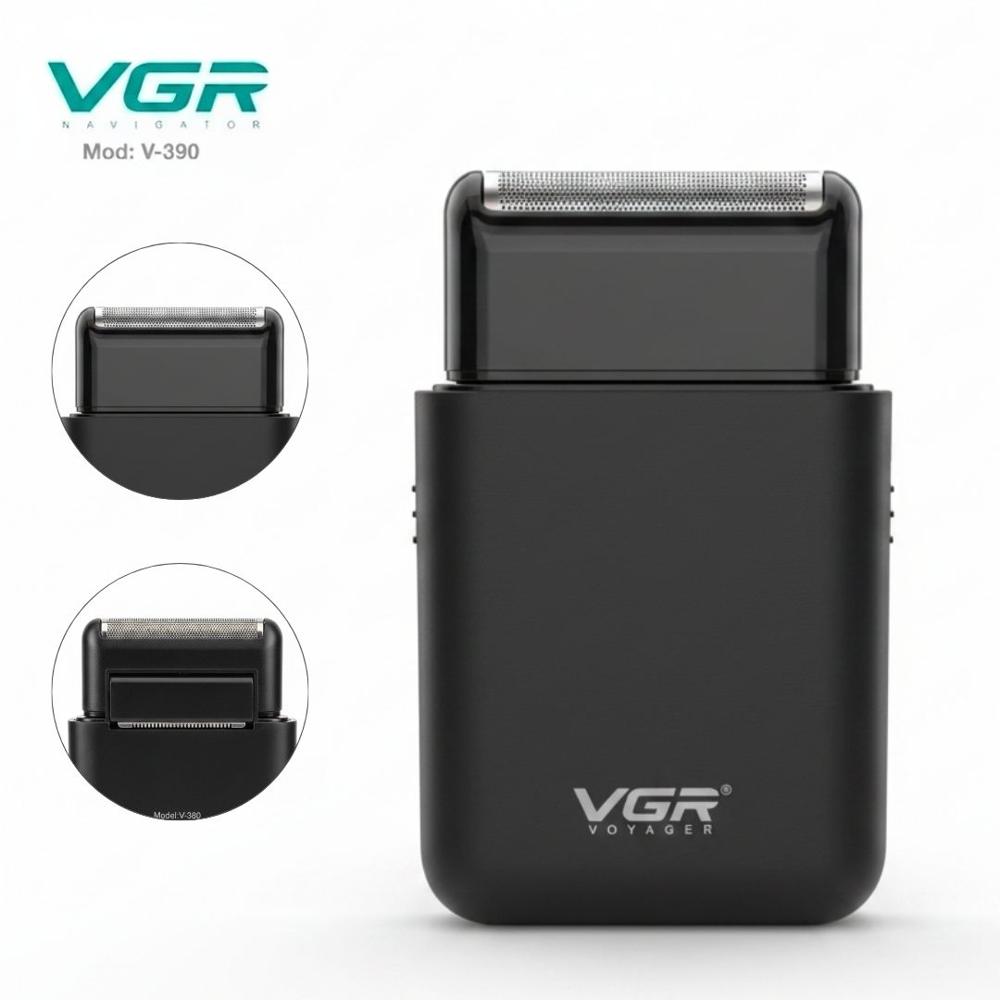 Máquina Afeitadora Eléctrica Recargable Shaver VGR V-390 2 en 1 Rasuradora Patillera